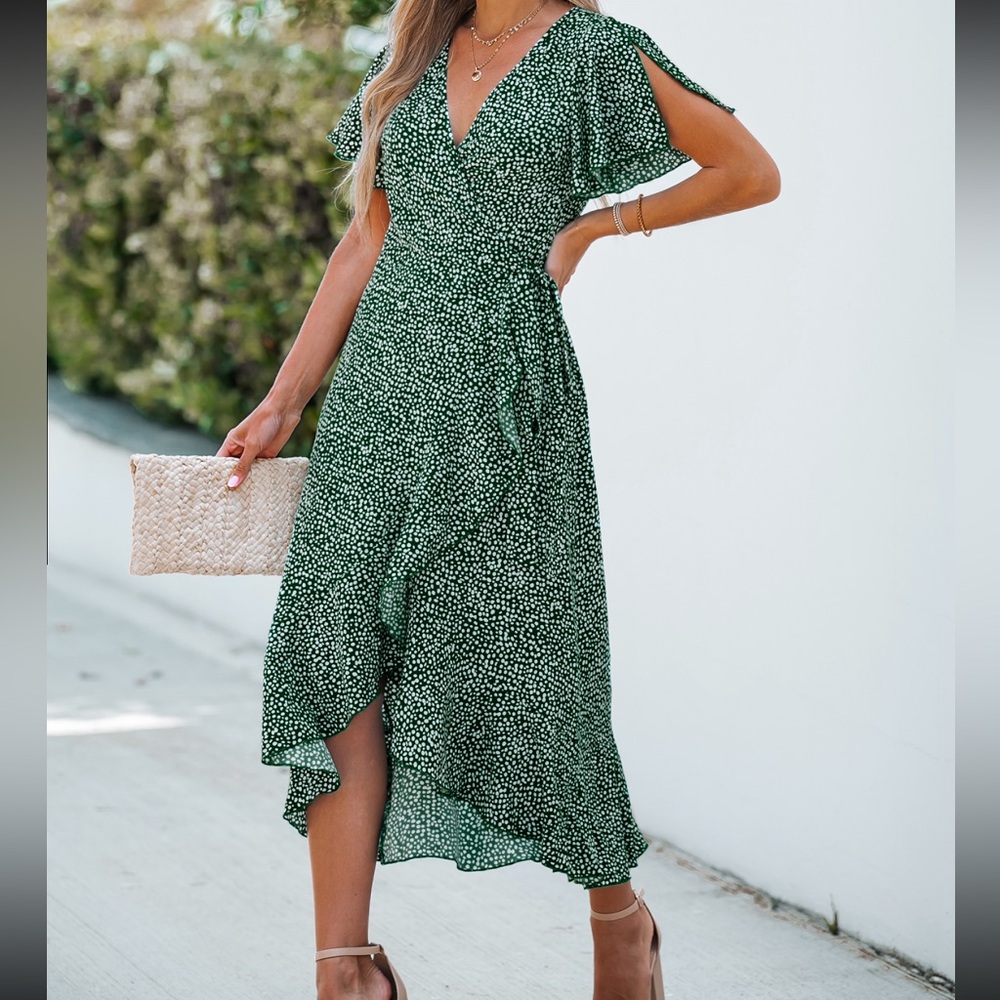 Cupshe wrap dress